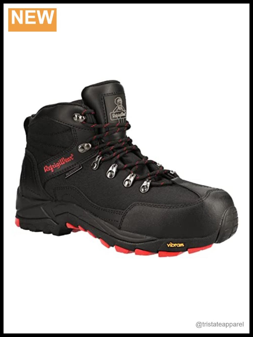 RefrigiWear Men's Widow Lightweight Waterproof Leather Work Boot